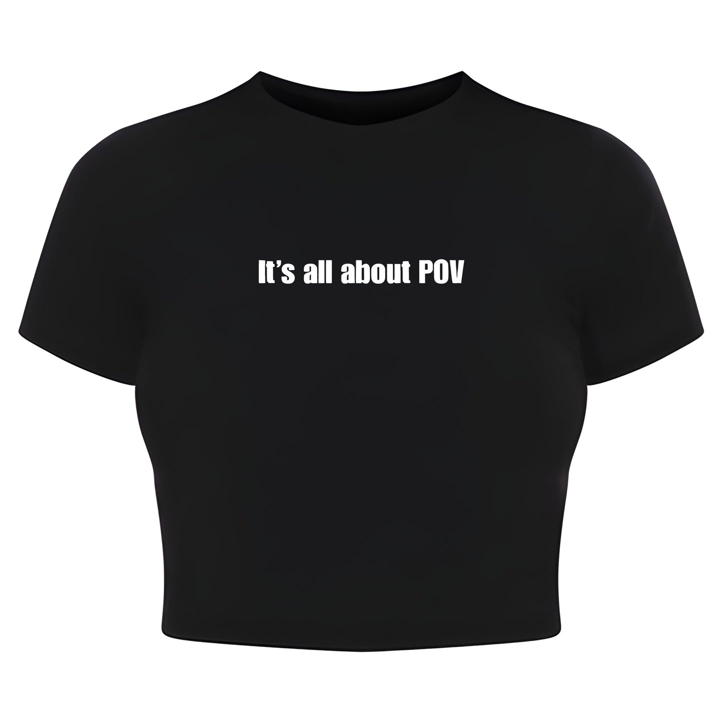 POV Crop Tee
