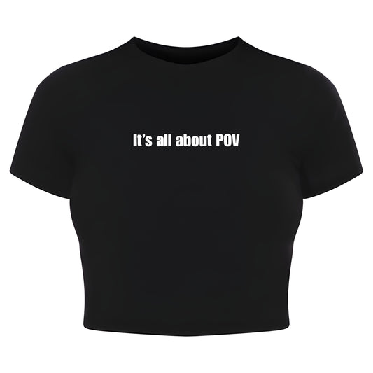 POV Crop Tee